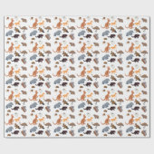 オーストラリアの野生動物 ラッピングペーパー (フラット)