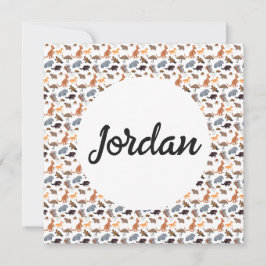 オーストラリアの野生動物 招待状