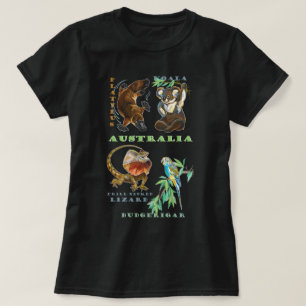 オーストラリアの野生生物 Tシャツ