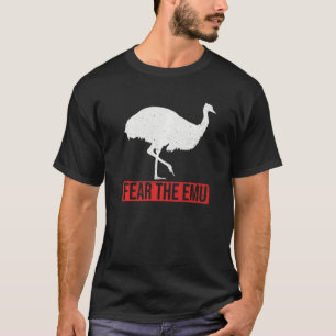 オーストラリアの野鳥観察ファンのためにEmu引用文を恐れる Tシャツ