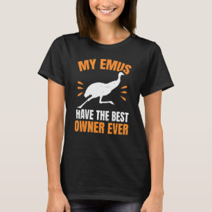 オーストラリアの野鳥観察ファンのためのEmu Tシャツ