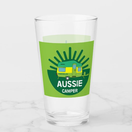 オーストラリアの隊商 | Aussie Caravaner |キャンプT タンブラーグラス (正面)