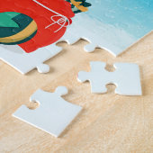 オーストラリアの雪の羊飼いでクリスマスの贈り物 ジグソーパズル (側面)