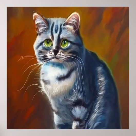 オーストラリアの霧の猫 ポスター (正面)