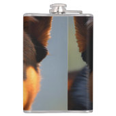 オーストラリアの青いヒェラーのアンディ フラスク (裏面)