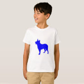 オーストラリアの青いHeeler Tシャツ (正面フル)