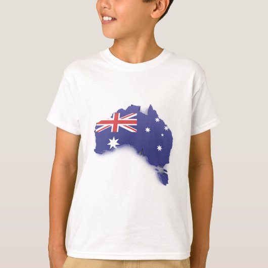 オーストラリアの青 Tシャツ (正面)
