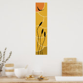 オーストラリアの風景2プレミアムマットキャンバス印刷 ポスター (キッチン)