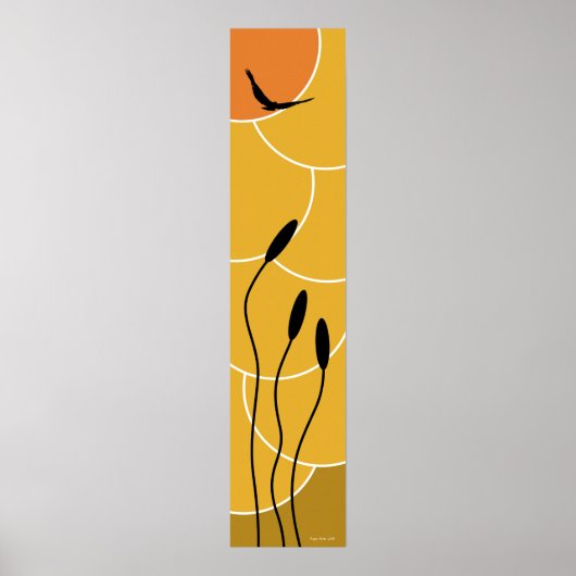 オーストラリアの風景2プレミアムマットキャンバス印刷 ポスター (正面)