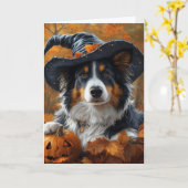 オーストラリアの魔女 カード (黄色い花)