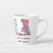 オーストラリアの鳥おもしろいノベルティラテマグカップ カフェラテマグ (右)