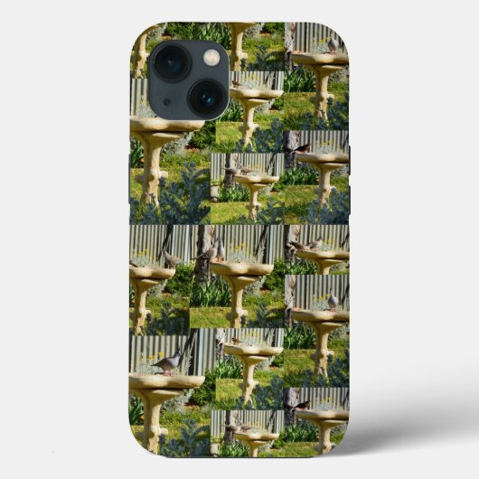 オーストラリアの鳥のバードバス、iPhone 13ケース Case-Mate iPhoneケース (裏面)