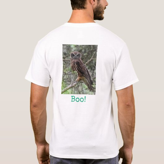 オーストラリアの鳥のプリントTシャツ Tシャツ (裏面)
