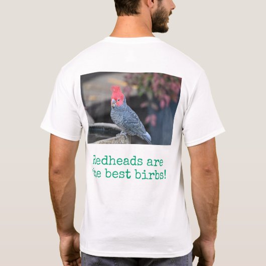 オーストラリアの鳥のプリントTシャツ Tシャツ (裏面)