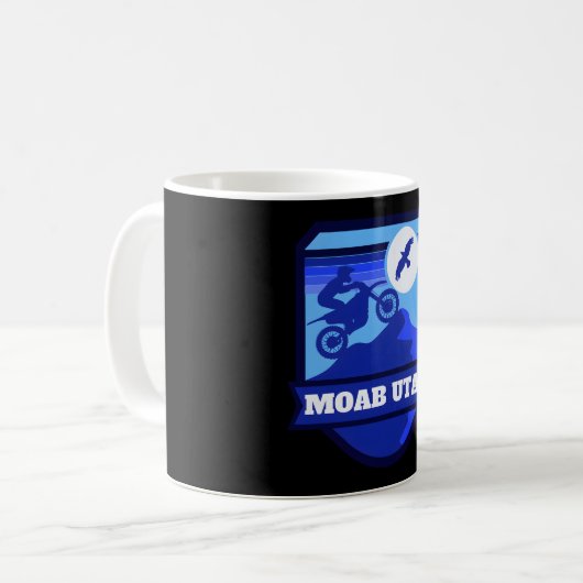 オーストラリアの�モアブ・ユタの精神 コーヒーマグカップ (正面左)