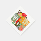 オーストラリアのBUSHLAND先住民フローラ – スタンダードカクテルナプキン (角)