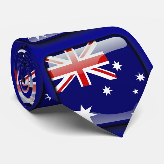 オーストラリアのButtonizedの旗 ネクタイ (ロール)