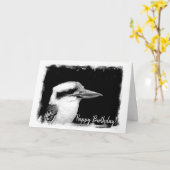 オーストラリアのKookaburra Greeting誕生日カード カード (黄色い花)