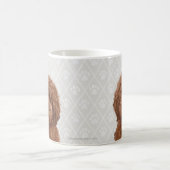 オーストラリアのlabradoodleのコーヒー・マグ コーヒーマグカップ (中央)