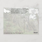 オーストラリアぶら下がったポストカード、ビクトリア州のロック ポストカード (裏面)