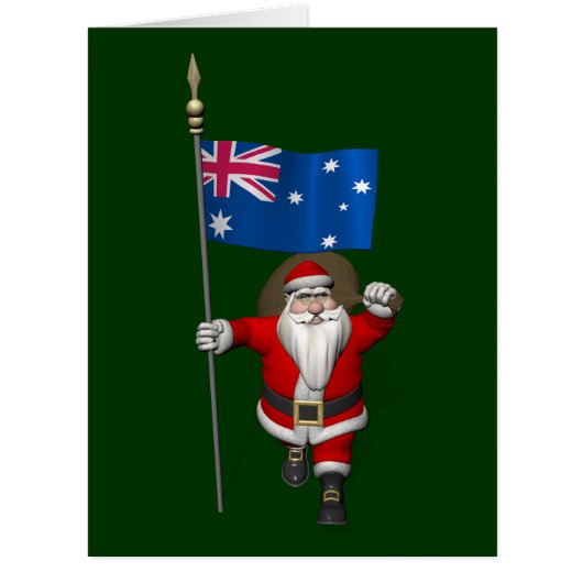 オーストラリアへのサンタクロースの幸せな訪問 (正面)