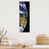 オーストラリアを示す地球の部分的見解 ポスター (キッチン)