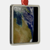 オーストラリアを示す地球の部分的見解 メタルオーナメント (右)