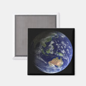 オーストラリアを示す宇宙からの完全な地球 マグネット (正面/裏面)