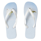 オーストラリアを飛行するホワイトゴフィン・コカトー ビーチサンダル (フットベッド)