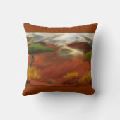 オーストラリアアウトバックドーン抽象芸術アート クッション (裏面)