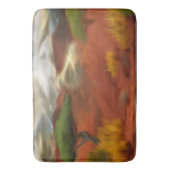 オーストラリアアウトバックドーン抽象芸術アート バスマット (正面縦)