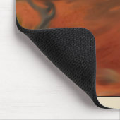 オーストラリアアウトバックドーン抽象芸術アート マウスパッド (コーナー)