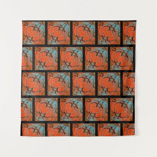 オーストラリアアート タペストリー (正面)