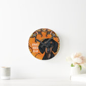 オーストラリアアート ラウンド壁時計 (ホーム)