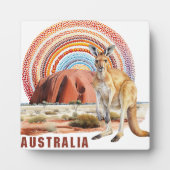 オーストラリアエレメンツデジタルアートテーブルトップ フォトプラーク (正面)