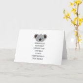 オーストラリアオースラリアアベアギフトアイディア カード (黄色い花)