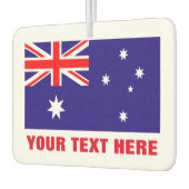 オーストラリアカスタム国旗の車の空気清浄機 カーエアーフレッシュナー (左)