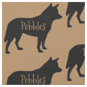 オーストラリアカスタム牛の犬飼育布 ファブリック (クローズアップ)
