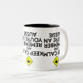 オーストラリアカッコいい ツートーンマグカップ (正面右)