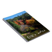 オーストラリアカラフルの秋の風景 ノートブック (右側)