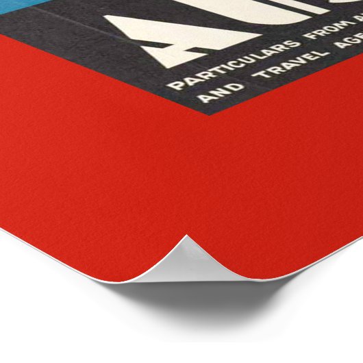 オーストラリアカラフルの魚旅行ポスター ポスター (角)