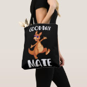 オーストラリアカンガルー動物オーストラリア国旗オースシー トートバッグ (クローズアップ)