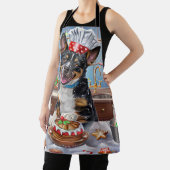 オーストラリアキャトルホリデーベーキングフェスティバルクリスマス エプロン (インサイチュ)