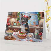 オーストラリアキャトルホリデーベーキングフェスティバルクリスマス カード (黄色い花)