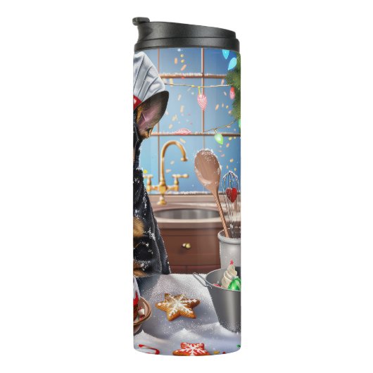 オーストラリアキャトルホリデーベーキングフェスティバルクリスマス タンブラー (回転右)