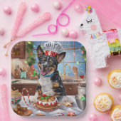 オーストラリアキャトルホリデーベーキングフェスティバルクリスマス ペーパープレート (パーティー)