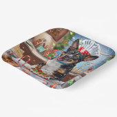 オーストラリアキャトルホリデーベーキングフェスティバルクリスマス ペーパープレート (傾斜あり)