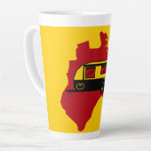 オーストラリアキャラバンキャンプ カフェラテマグ (左アングル)