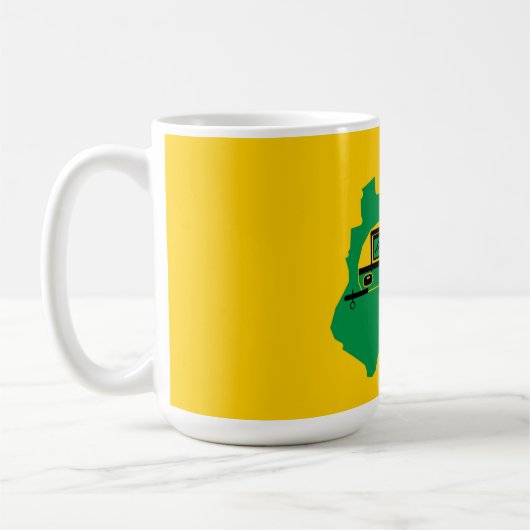 オーストラリアキャラバンキャンプ コーヒーマグカップ (左)