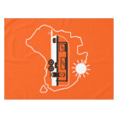 オーストラリアキャラバンキャンプ テーブルクロス (正面(横))